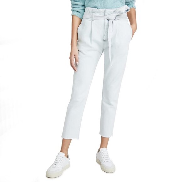 DL1961 paperbag waist light wash high rise jeans - Picture 10 of 15